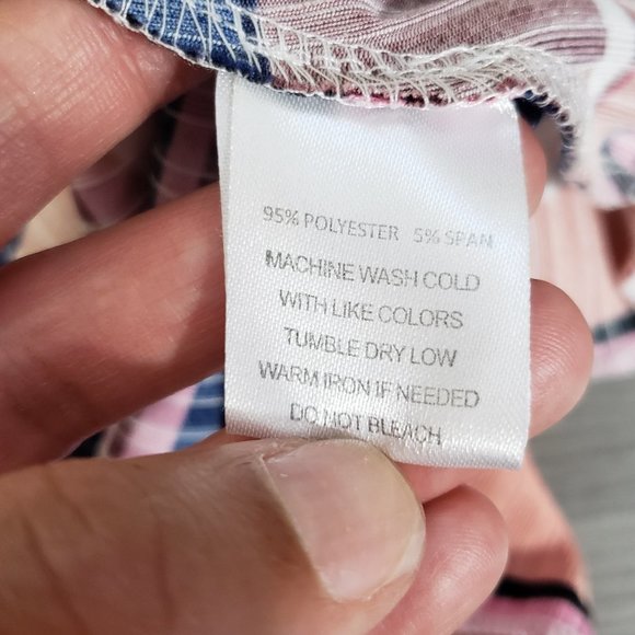 FYVE Scooped Neck Striped Sleeveless Tank Top Multicolor Size Large - Picture 9 of 10